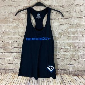 Beach body diamond coach racer back tank top size medium